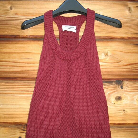 NWOT One Teaspoon Cable Knit Tank Top XL - Picture 6 of 11